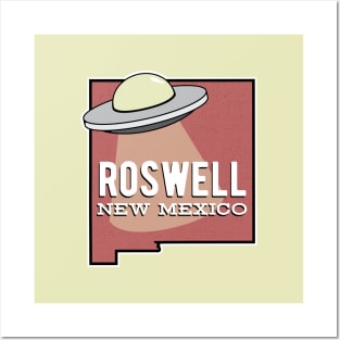 Roswell New Mexico UFO T Shirt Posters and Art